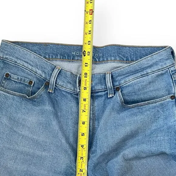 Mott & Bow Mens 31x32 Slim Fit Benson Jeans Stretch Denim 19 Months Light Blue